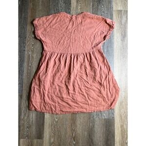 Universal Thread Linen Rayon Blend Top Womens Size Unknown Terracotta Excellent